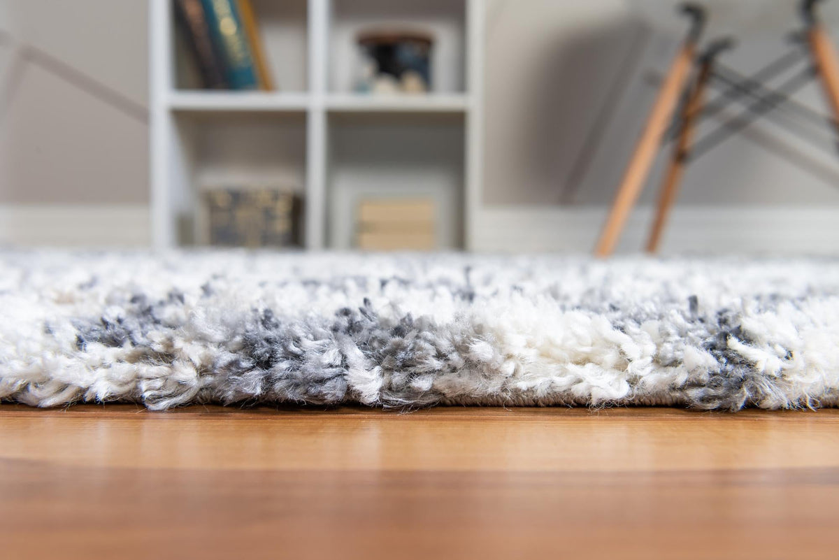 Cozy Cove Shag Collection Area Rug -  Dunes Rectangle Gray  lifestyle 39