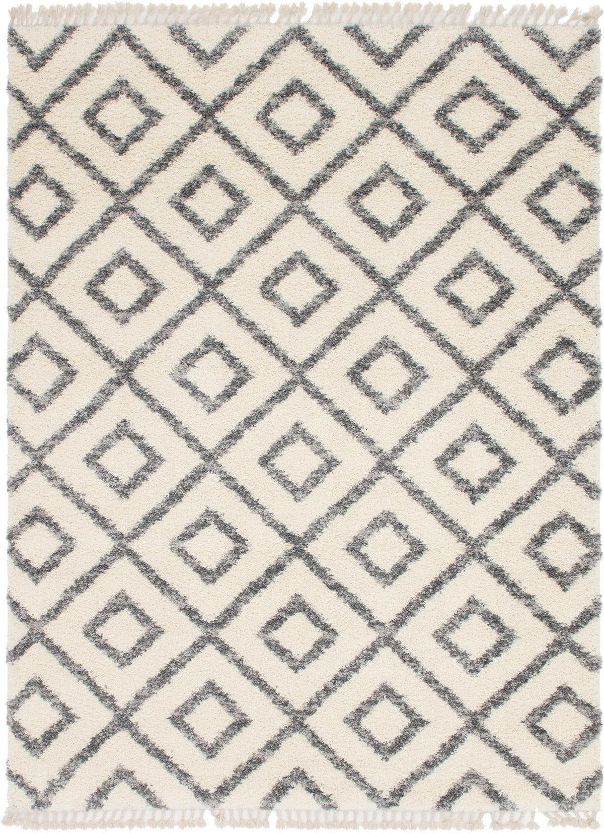 Cozy Cove Shag Collection Area Rug -  Dunes Rectangle Ivory  lifestyle 4