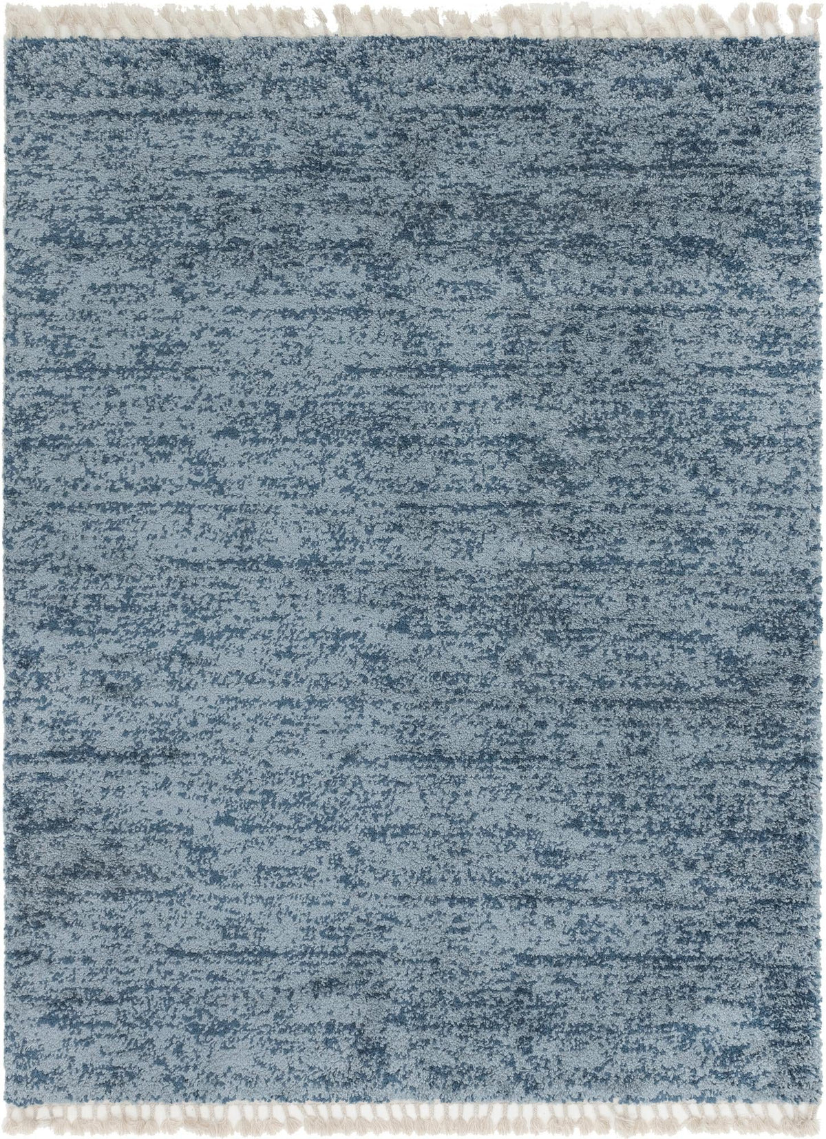 Cozy Cove Shag Collection Area Rug -  Harbor Rectangle Blue  lifestyle 2