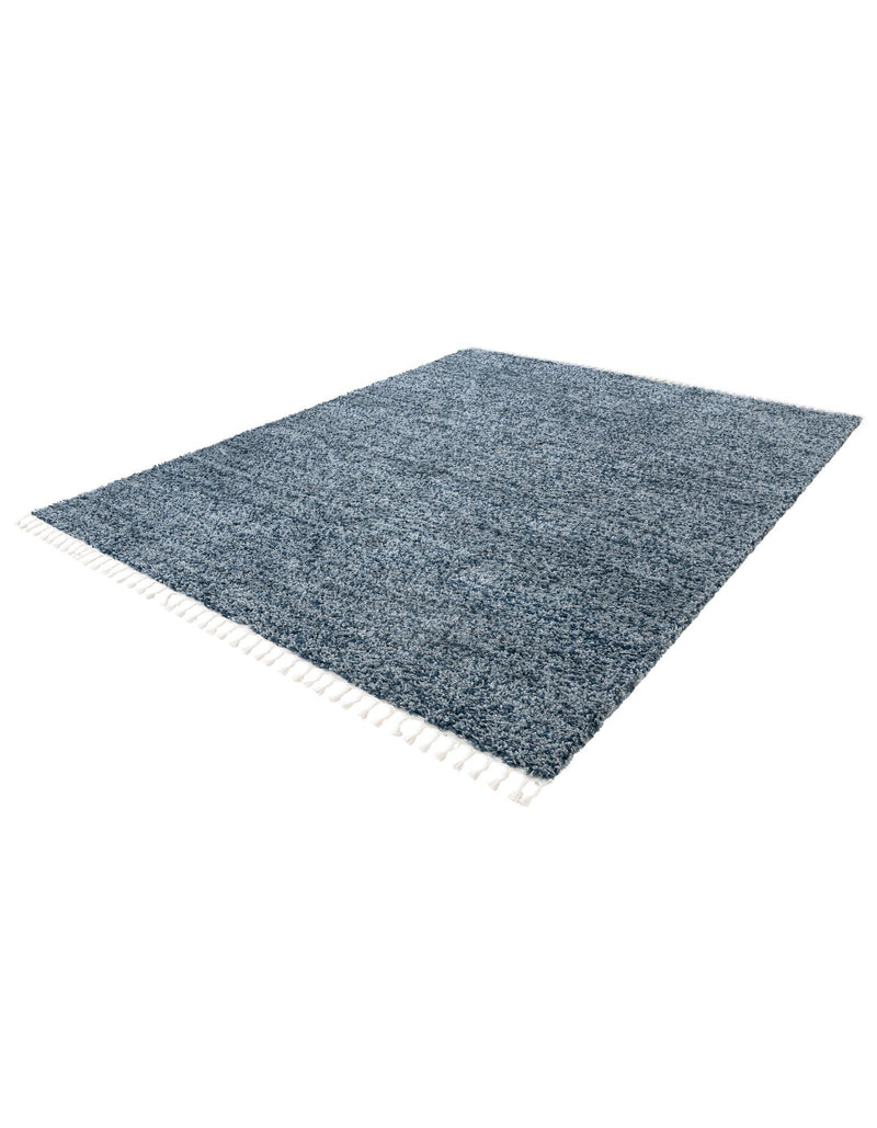 Cozy Cove Shag Collection Area Rug -  Harbor Rectangle Blue  lifestyle 7