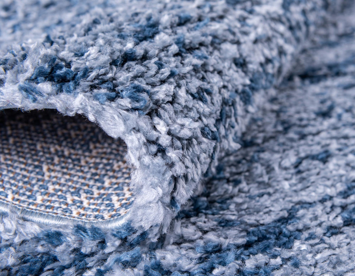 Cozy Cove Shag Collection Area Rug -  Harbor Rectangle Blue  lifestyle 16