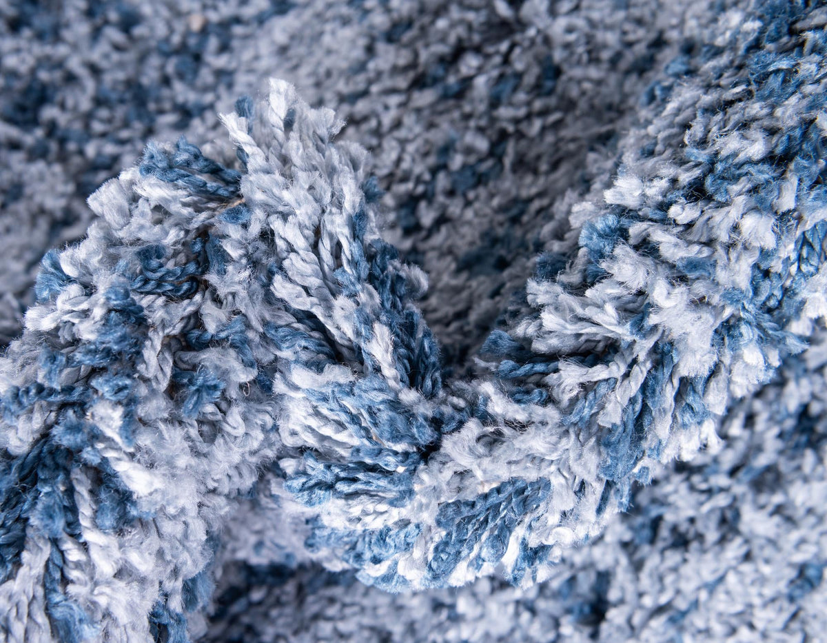 Cozy Cove Shag Collection Area Rug -  Harbor Rectangle Blue  lifestyle 18