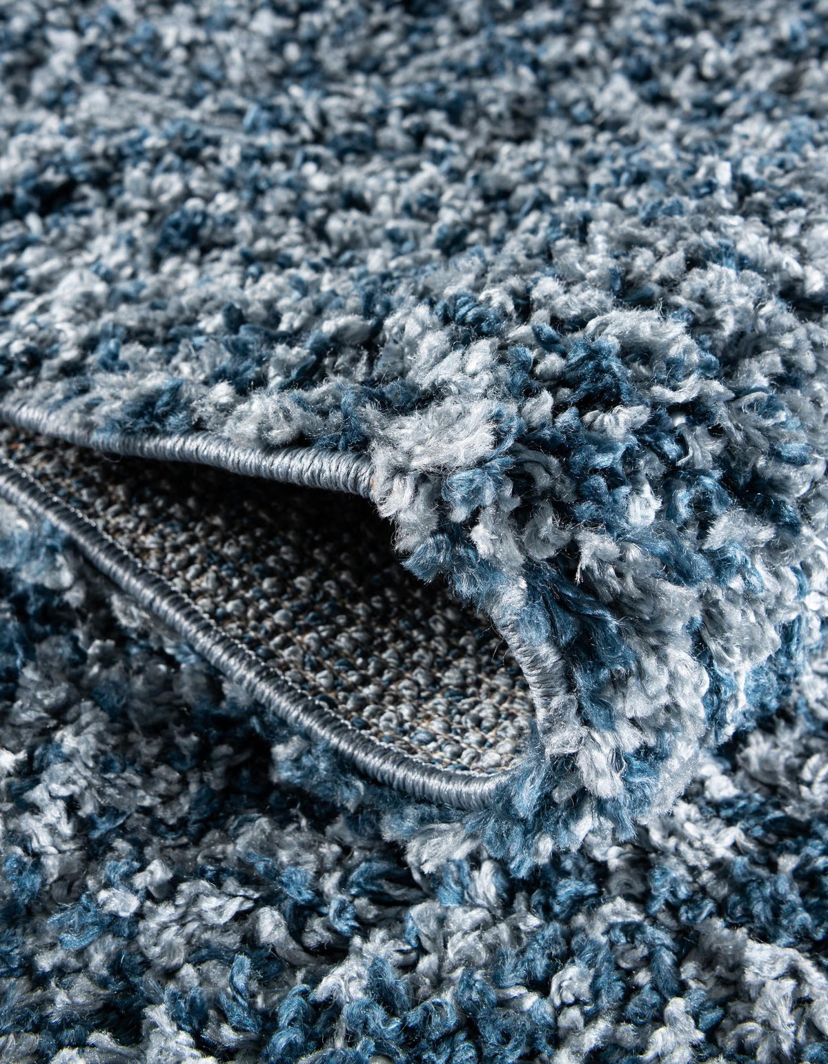 Cozy Cove Shag Collection Area Rug -  Harbor Rectangle Blue  lifestyle 30