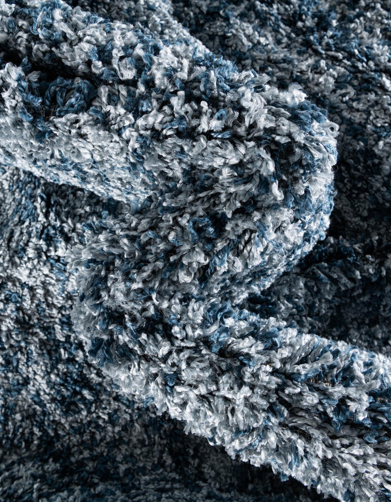 Cozy Cove Shag Collection Area Rug -  Harbor Rectangle Blue  lifestyle 35