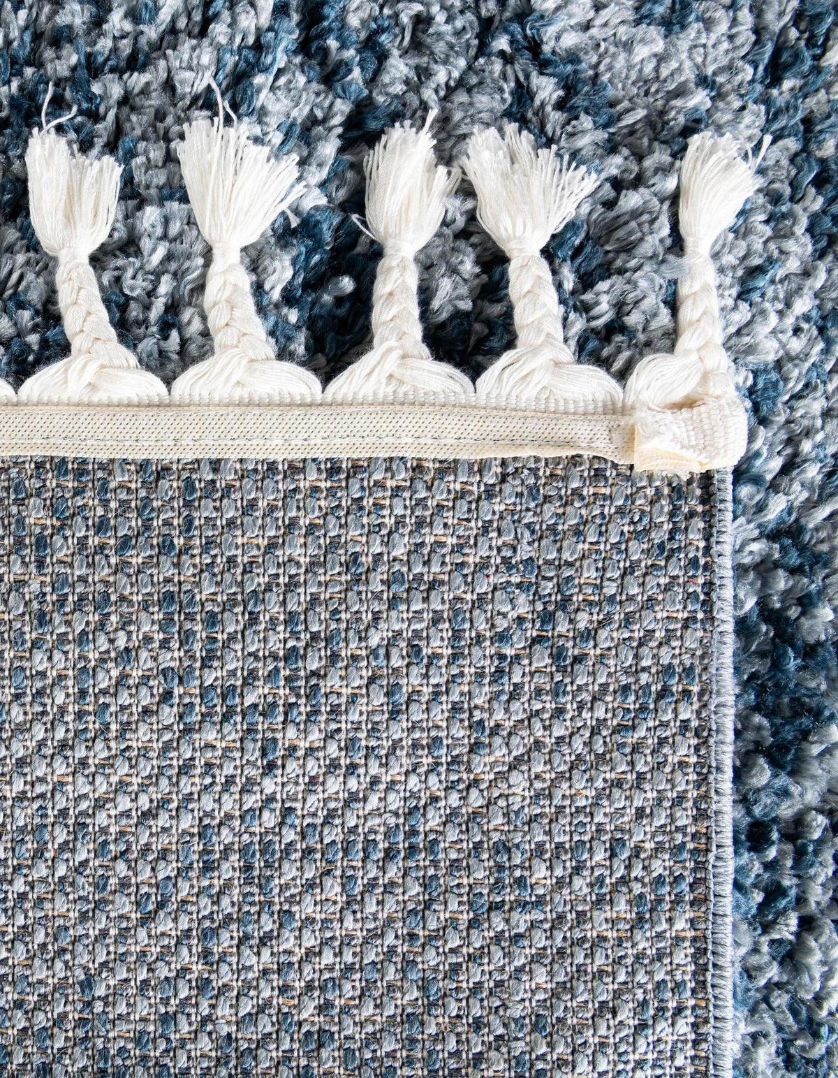 Cozy Cove Shag Collection Area Rug -  Harbor Rectangle Blue  lifestyle 37