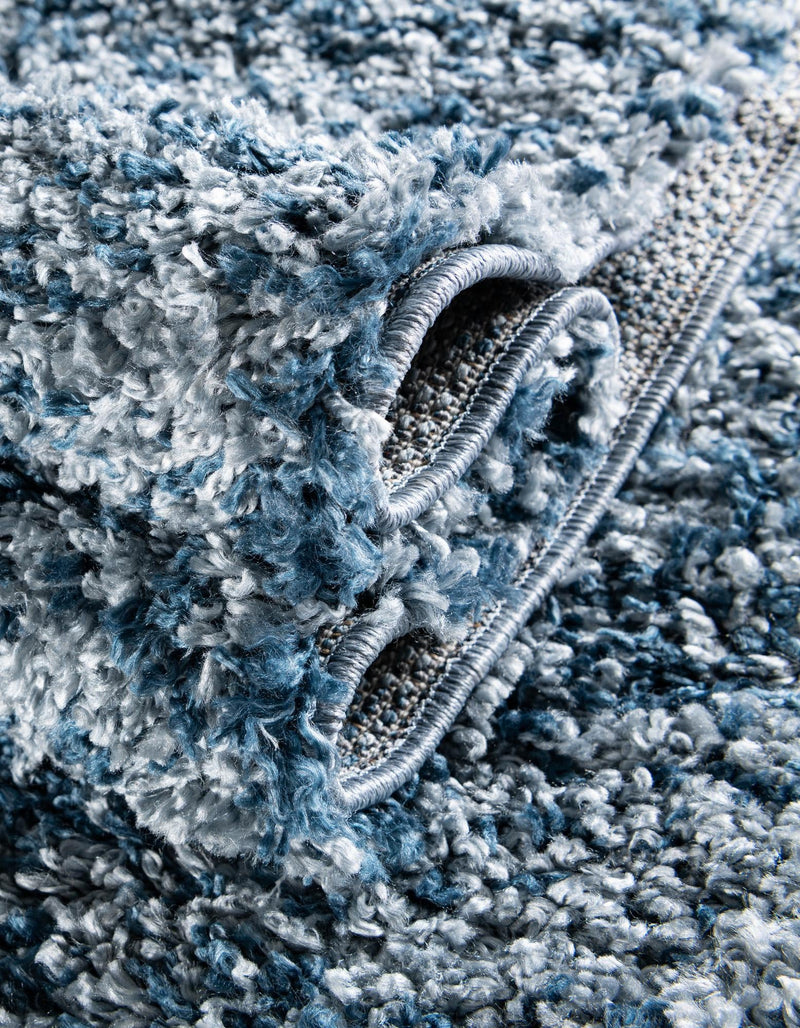 Cozy Cove Shag Collection Area Rug -  Harbor Rectangle Blue  lifestyle 45