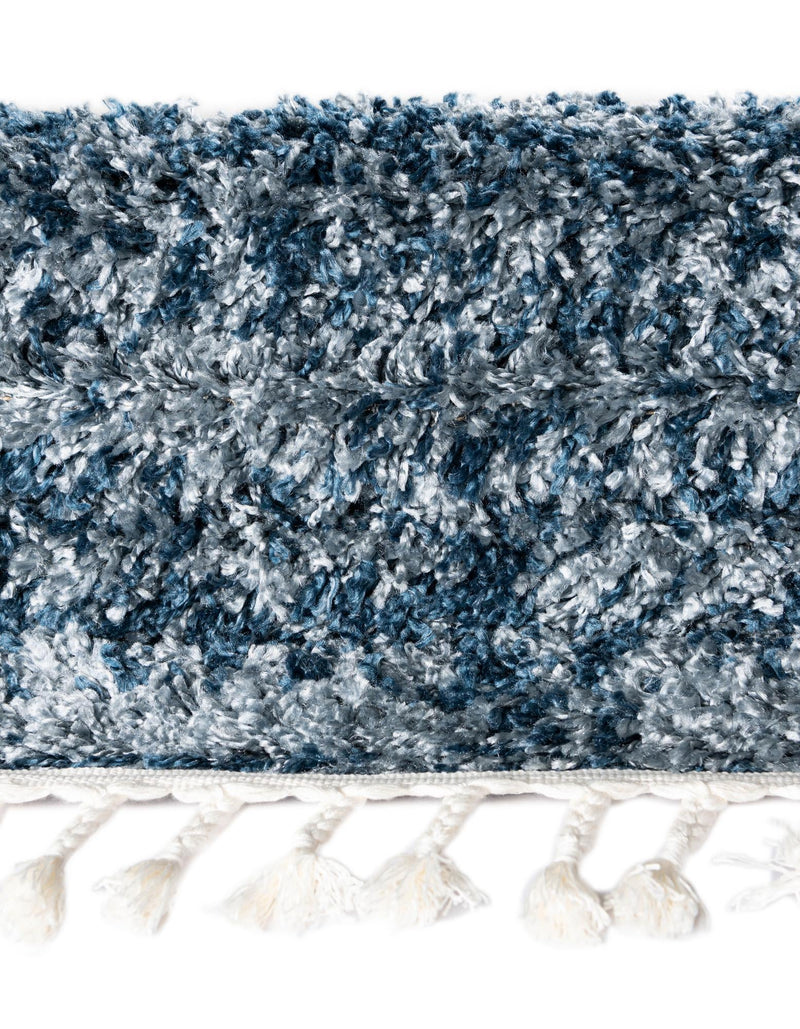 Cozy Cove Shag Collection Area Rug -  Harbor Rectangle Blue  lifestyle 47