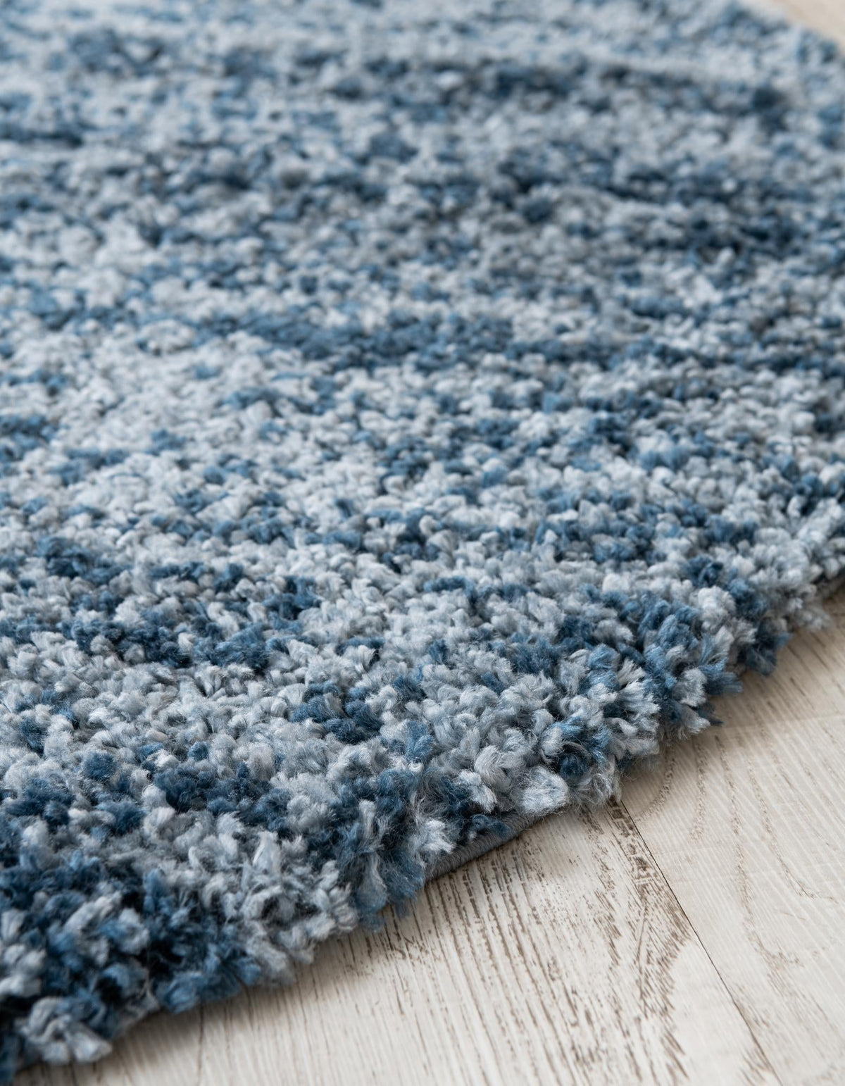 Cozy Cove Shag Collection Area Rug -  Harbor Round Blue  lifestyle 71