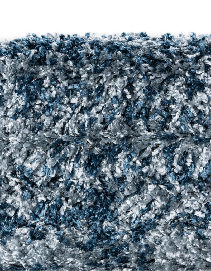 Cozy Cove Shag Collection Area Rug -  Harbor Round Blue  lifestyle 95