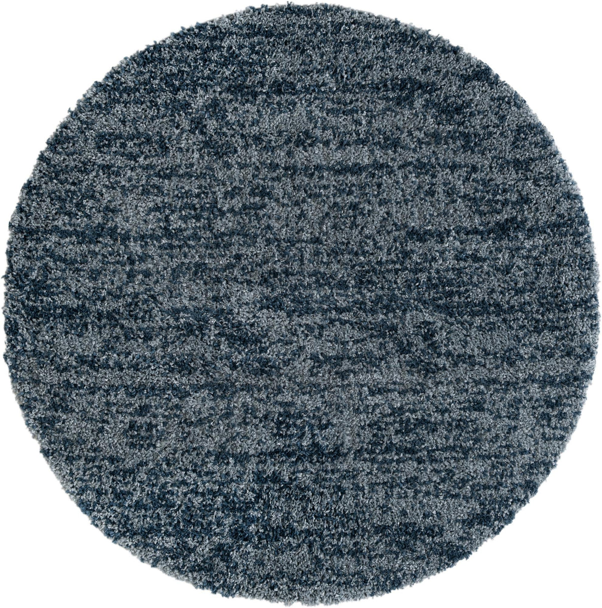 Cozy Cove Shag Collection Area Rug -  Harbor Round Blue  lifestyle 109