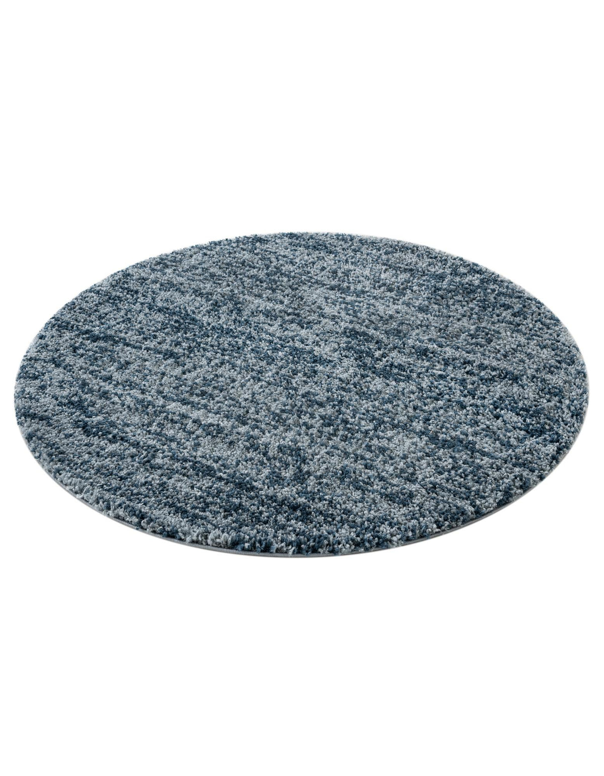 Cozy Cove Shag Collection Area Rug -  Harbor Round Blue  lifestyle 69