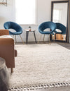Cozy Cove Shag Collection Area Rug -  Harbor Rectangle Ivory  lifestyle 4