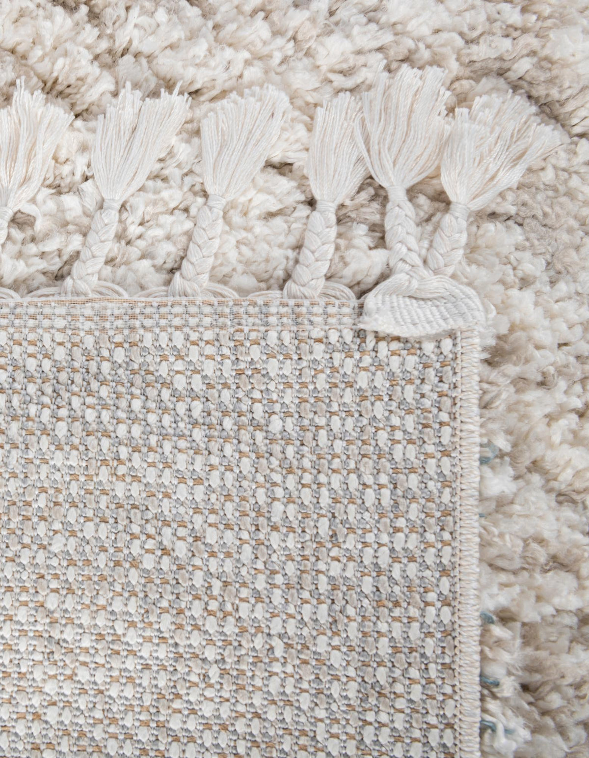 Cozy Cove Shag Collection Area Rug -  Harbor Rectangle Ivory  lifestyle 9