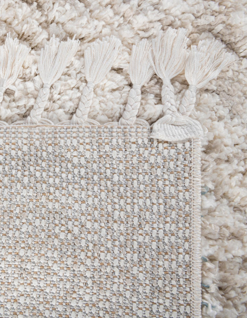 Cozy Cove Shag Collection Area Rug -  Harbor Rectangle Ivory  lifestyle 9