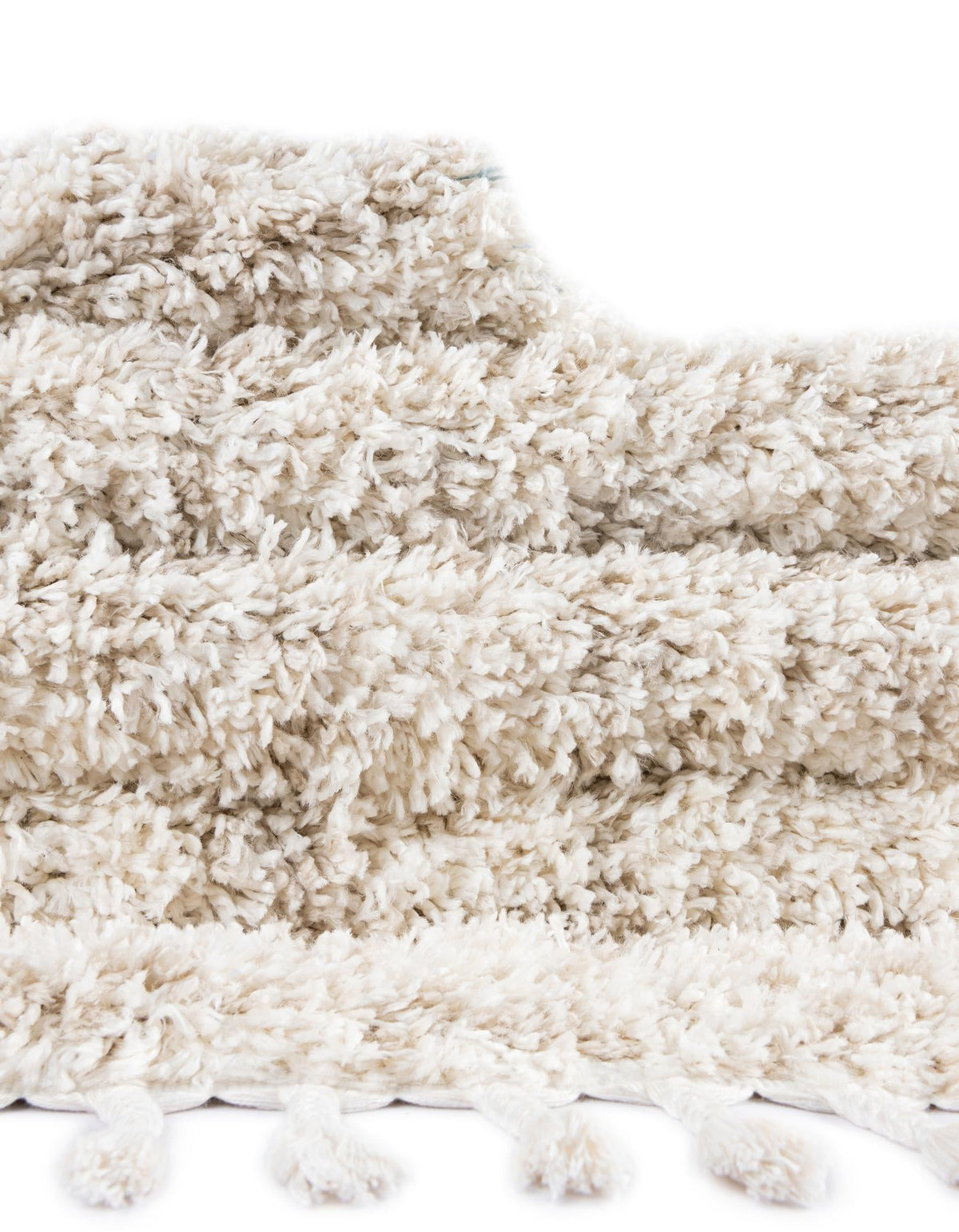 Cozy Cove Shag Collection Area Rug -  Harbor Rectangle Ivory  lifestyle 14