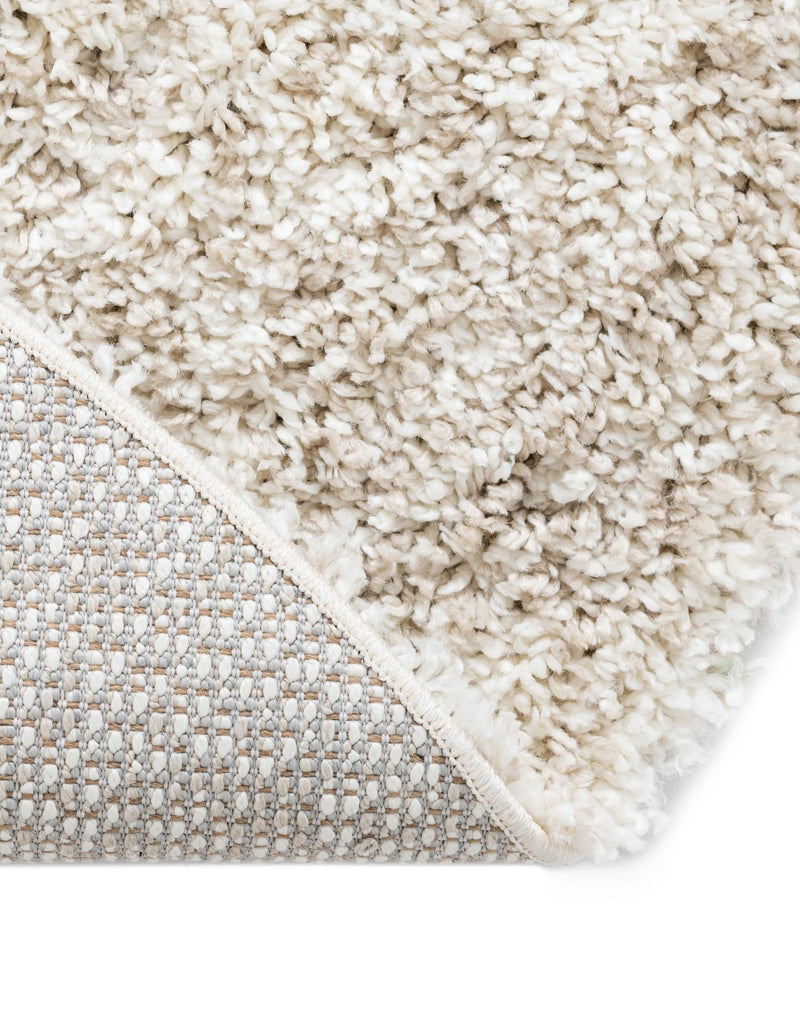 Cozy Cove Shag Collection Area Rug -  Harbor Round Ivory  lifestyle 43