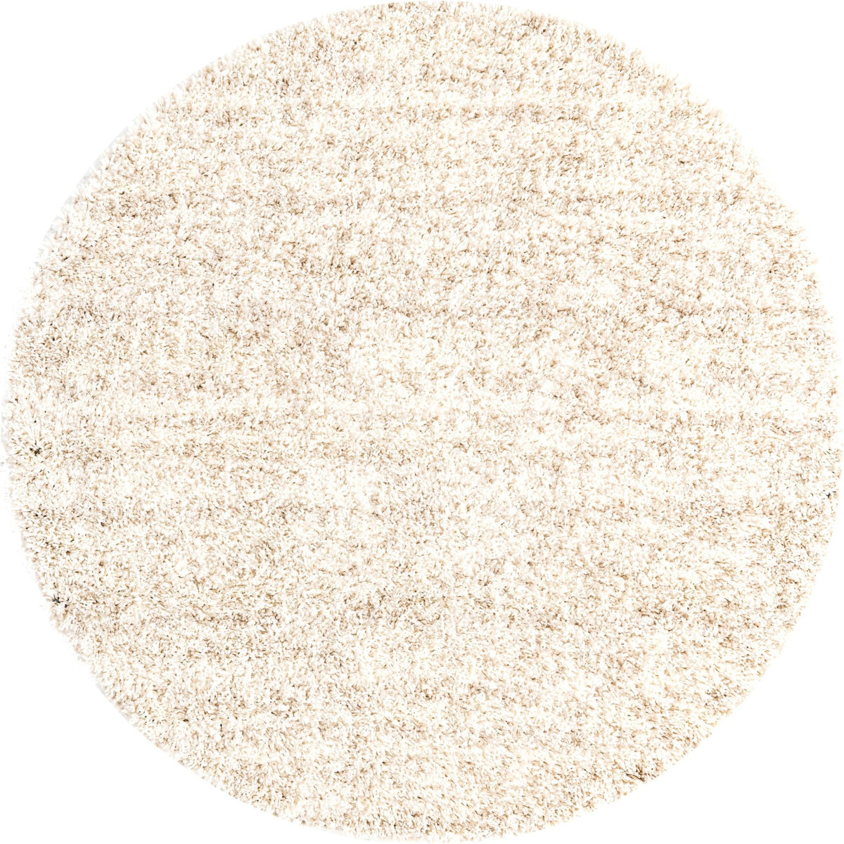 Cozy Cove Shag Collection Area Rug -  Harbor Round Ivory  lifestyle 17