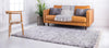 Cozy Cove Shag Collection Area Rug -  Harbor Rectangle Gray  lifestyle 8