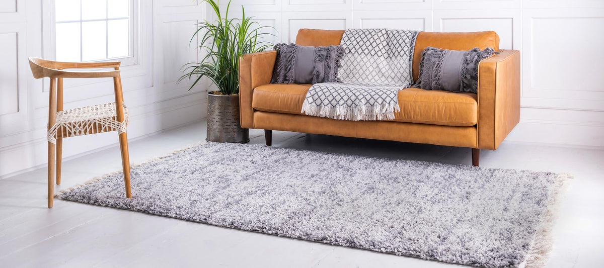 Cozy Cove Shag Collection Area Rug -  Harbor Rectangle Gray  lifestyle 8