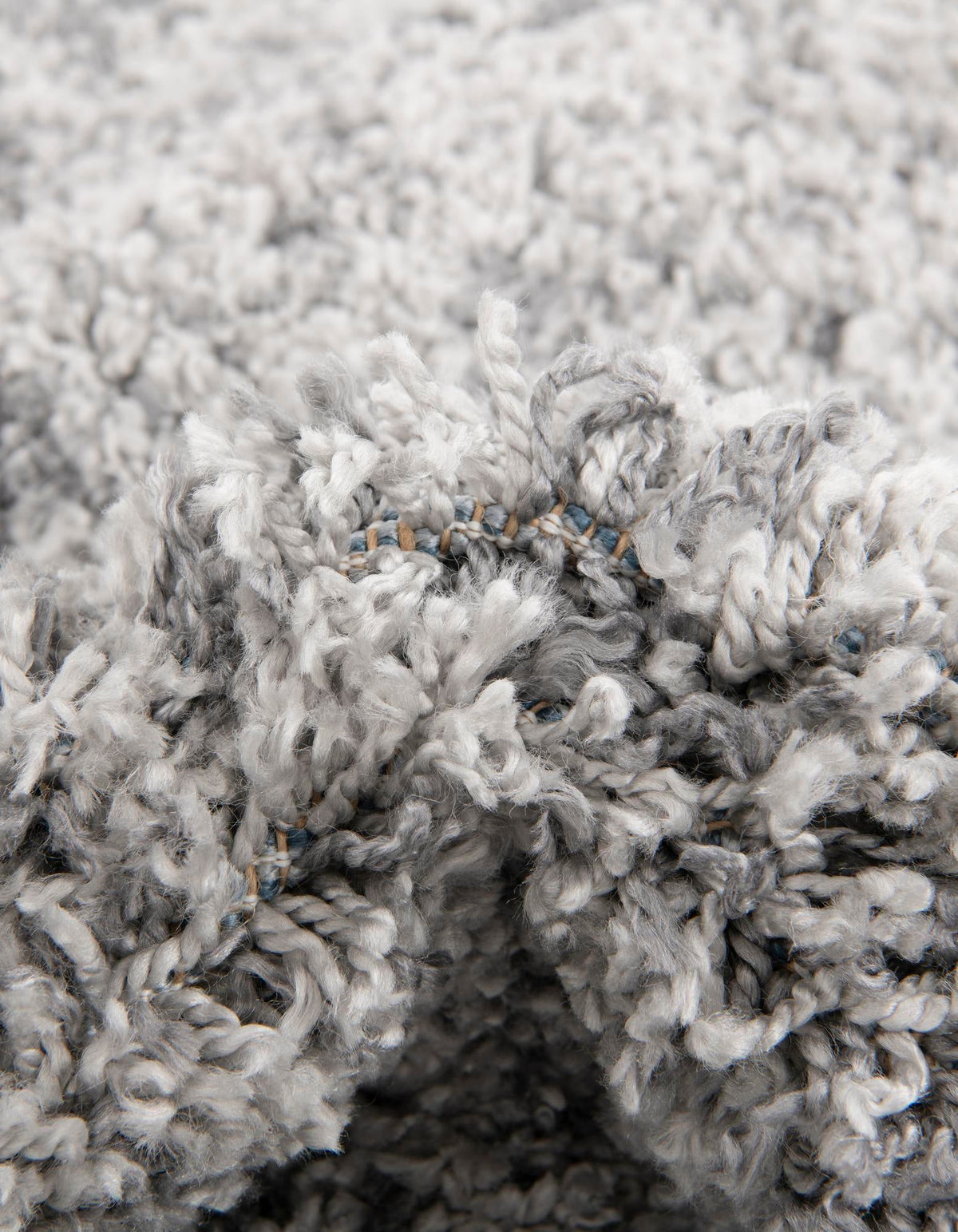 Cozy Cove Shag Collection Area Rug -  Harbor Rectangle Gray  lifestyle 36