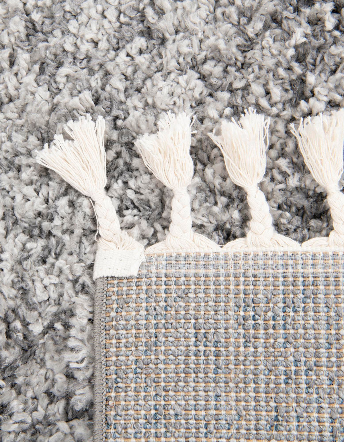 Cozy Cove Shag Collection Area Rug -  Harbor Rectangle Gray  lifestyle 38