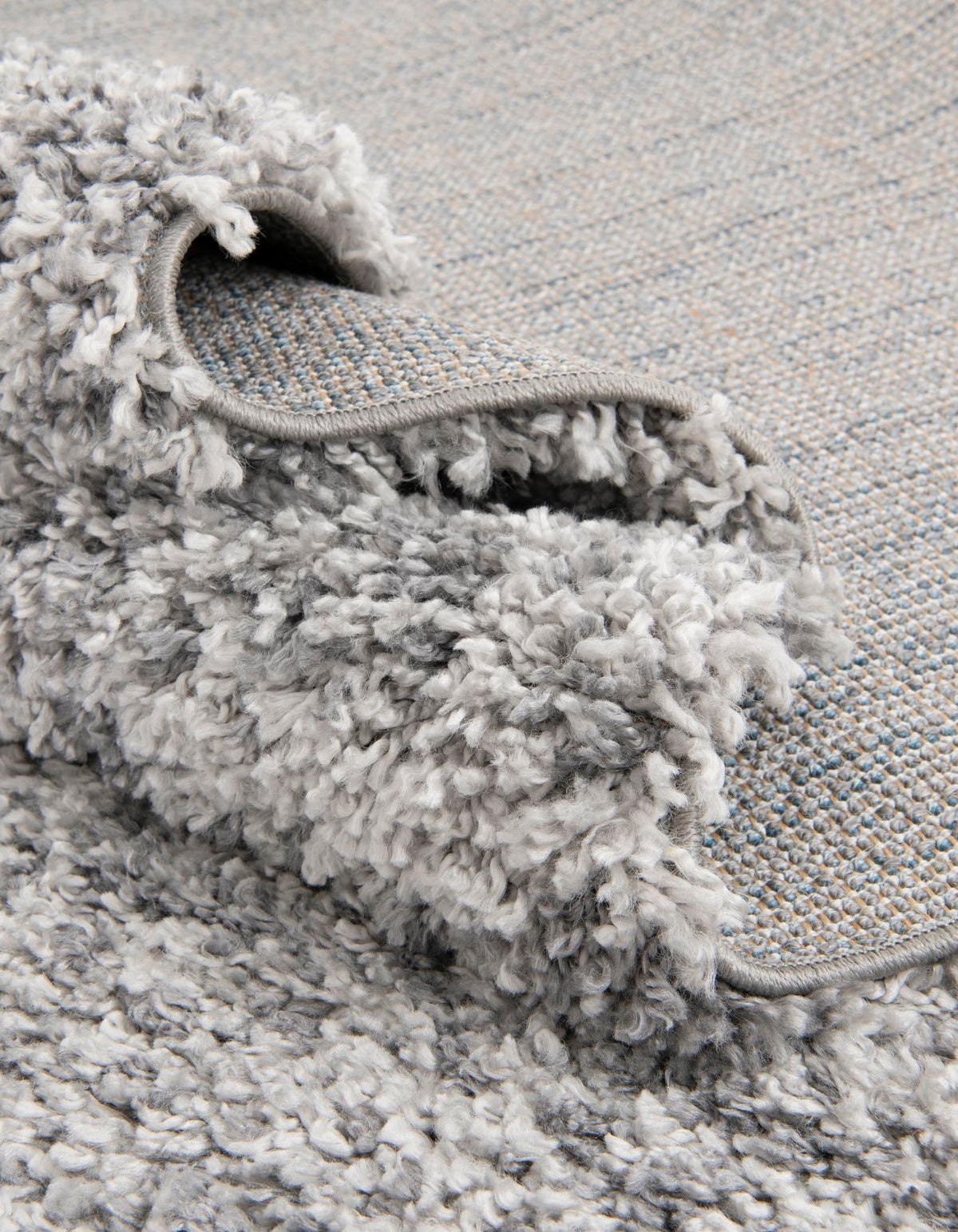 Cozy Cove Shag Collection Area Rug -  Harbor Rectangle Gray  lifestyle 46