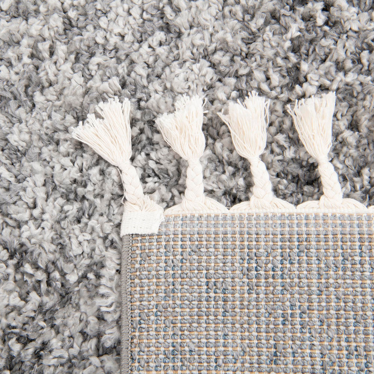 Cozy Cove Shag Collection Area Rug -  Harbor Runner Gray  lifestyle 45