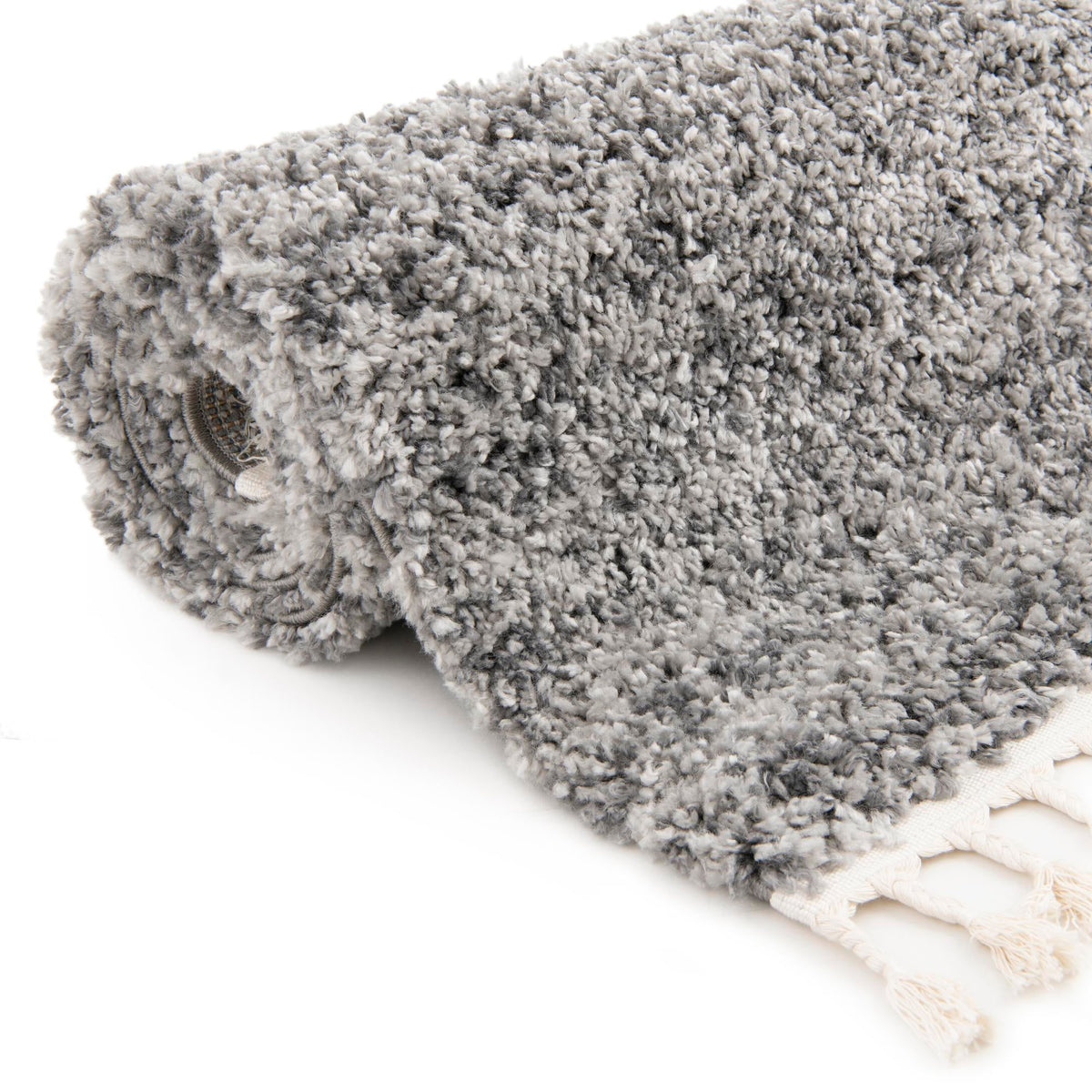 Cozy Cove Shag Collection Area Rug -  Harbor Runner Gray  lifestyle 54