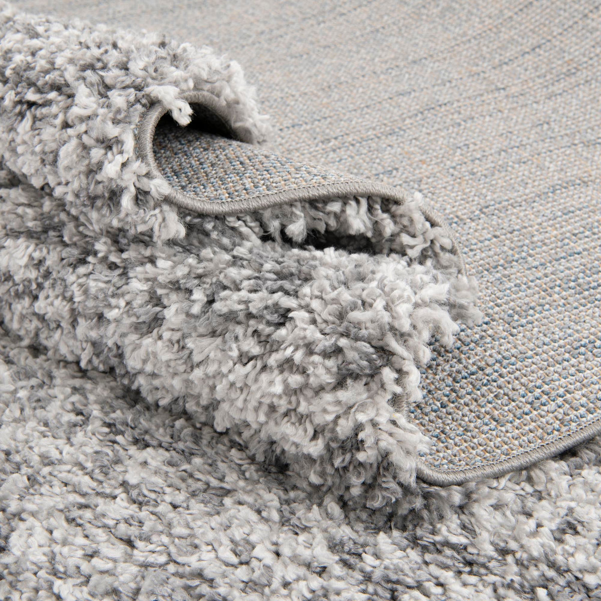 Cozy Cove Shag Collection Area Rug -  Harbor Runner Gray  lifestyle 57