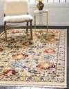 Savannah Elegance Collection Area Rug - Charleston Rectangle Ivory  lifestyle 4