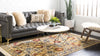 Savannah Elegance Collection Area Rug - Charleston Rectangle Ivory  lifestyle 7