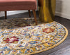 Savannah Elegance Collection Area Rug - Charleston Round Ivory  lifestyle 48