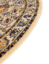 Savannah Elegance Collection Area Rug - Charleston Round Ivory  lifestyle 62