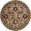 Savannah Elegance Collection Area Rug - Charleston Round Ivory  lifestyle 36