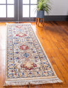 Savannah Elegance Collection Area Rug - Charleston Runner Ivory  lifestyle 40