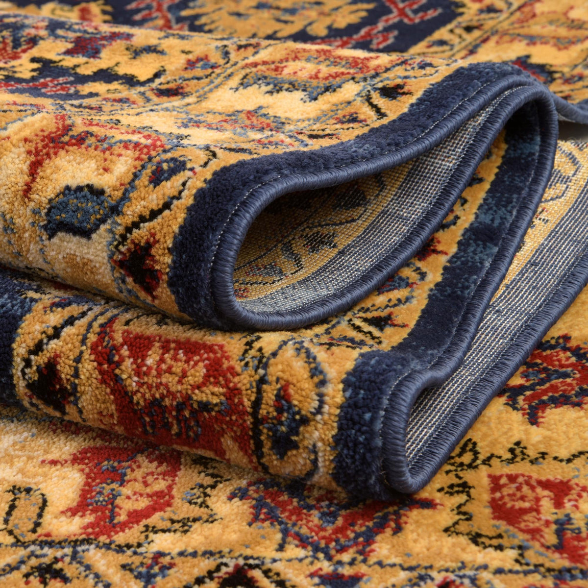 Savannah Elegance Collection Area Rug - Charleston Rectangle Blue  lifestyle 13