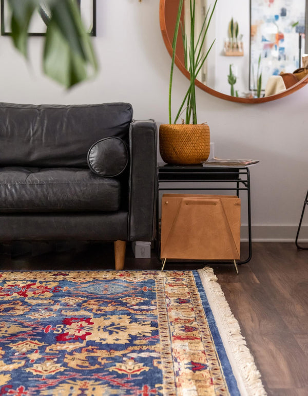 Savannah Elegance Collection Area Rug - Charleston Rectangle Blue  lifestyle 15