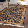 Savannah Elegance Collection Area Rug - Charleston Rectangle Blue  lifestyle 16