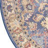 Savannah Elegance Collection Area Rug - Charleston Round Blue  lifestyle 44