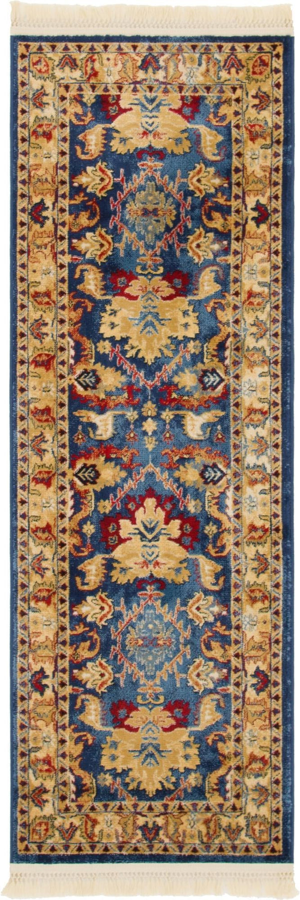 Savannah Elegance Collection Area Rug - Charleston Runner Blue  lifestyle 19
