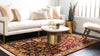 Savannah Elegance Collection Area Rug - Charleston Rectangle Red  lifestyle 8