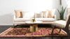 Savannah Elegance Collection Area Rug - Charleston Rectangle Red  lifestyle 11