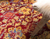 Savannah Elegance Collection Area Rug - Charleston Rectangle Red  lifestyle 15