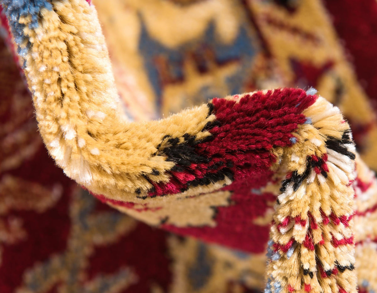 Savannah Elegance Collection Area Rug - Charleston Rectangle Red  lifestyle 19