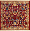 Savannah Elegance Collection Area Rug - Charleston Square Red  lifestyle 21