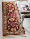Savannah Elegance Collection Area Rug - Charleston Runner Red  lifestyle 43