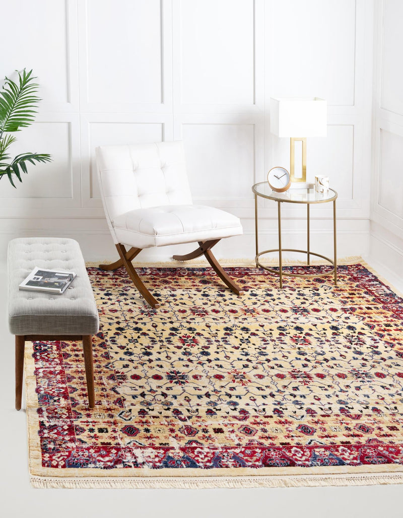 Savannah Elegance Collection Area Rug -  Beaufort Square Beige  lifestyle 32