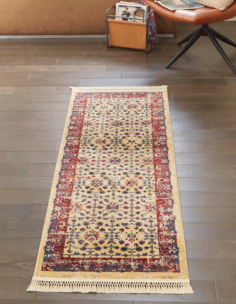 Savannah Elegance Collection Area Rug -  Beaufort Runner Beige  lifestyle 40