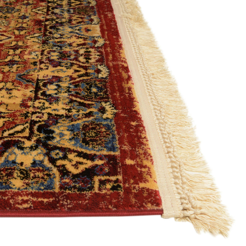 Savannah Elegance Collection Area Rug -  Beaufort Rectangle Red  lifestyle 7