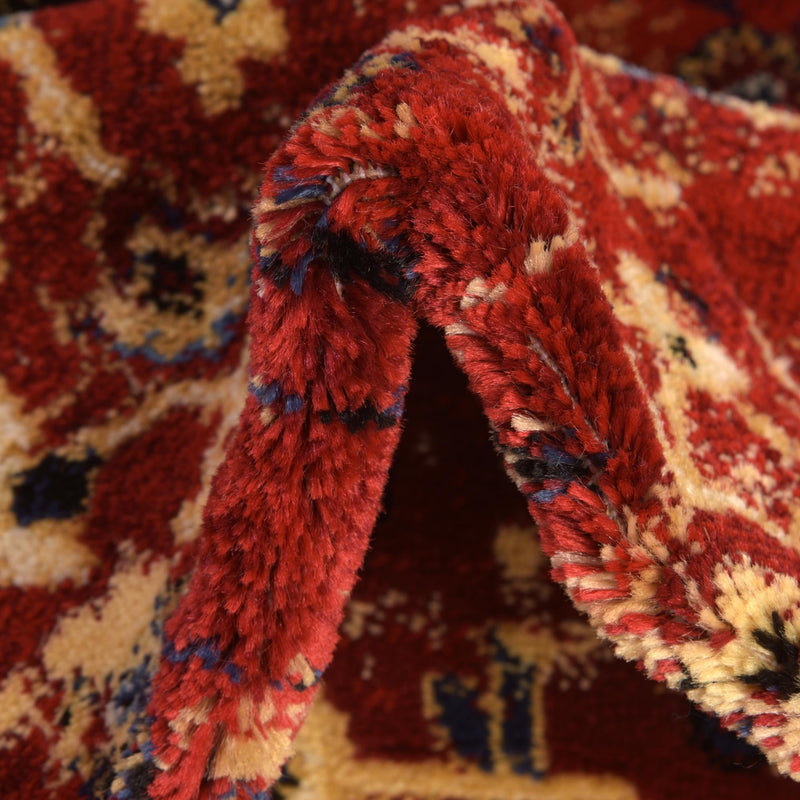 Savannah Elegance Collection Area Rug -  Beaufort Rectangle Red  lifestyle 8